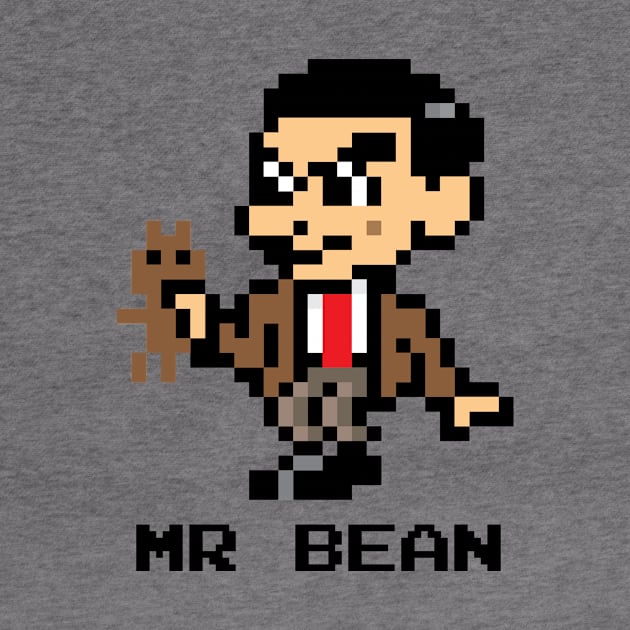 Mr Bean Pixel Character by Rebus28